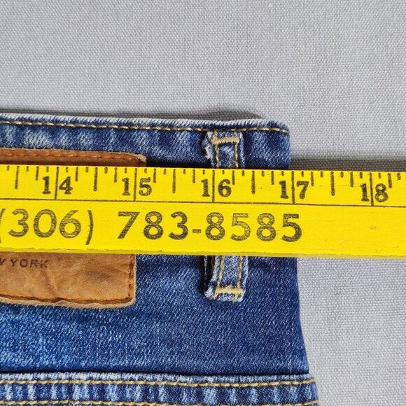 Abercrombie & Fitch jeans men's size 34 denim blue colour straight leg selvedge - Picture 13 of 15